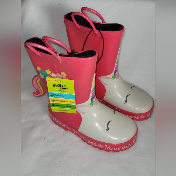 Western Chief Children’s Rain/Snow Boots (Unicorn) - Picture 3 of 5